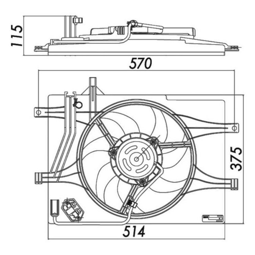 Eletroventilador - Magneti Marelli - 82796MM - (2)