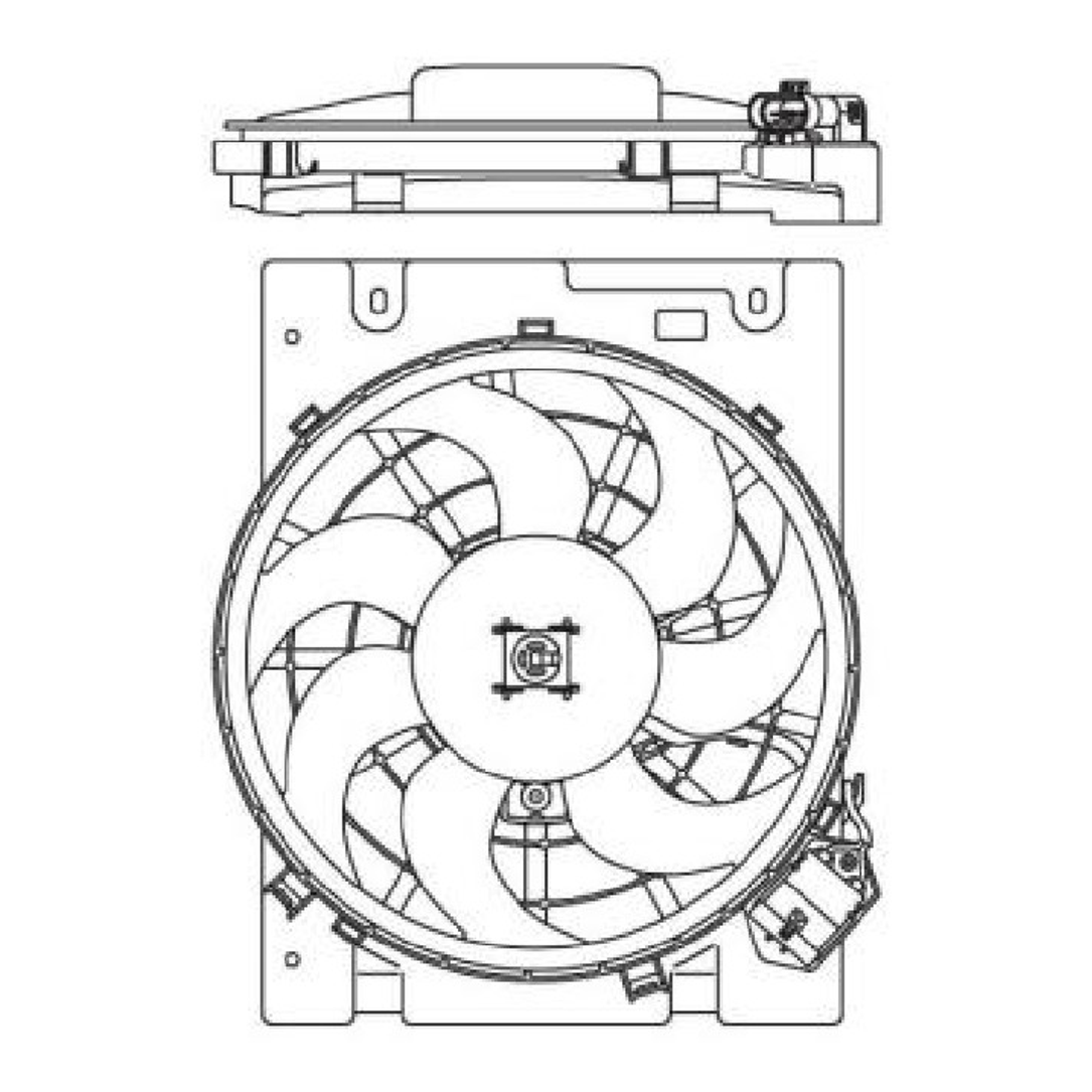 Eletroventilador - Magneti Marelli - 69666MM - (2)