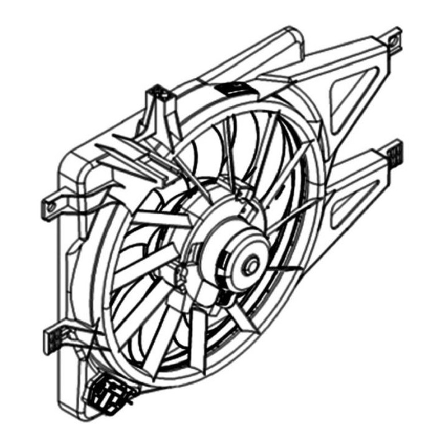 Eletroventilador - Magneti Marelli - W8528001MM - (2)