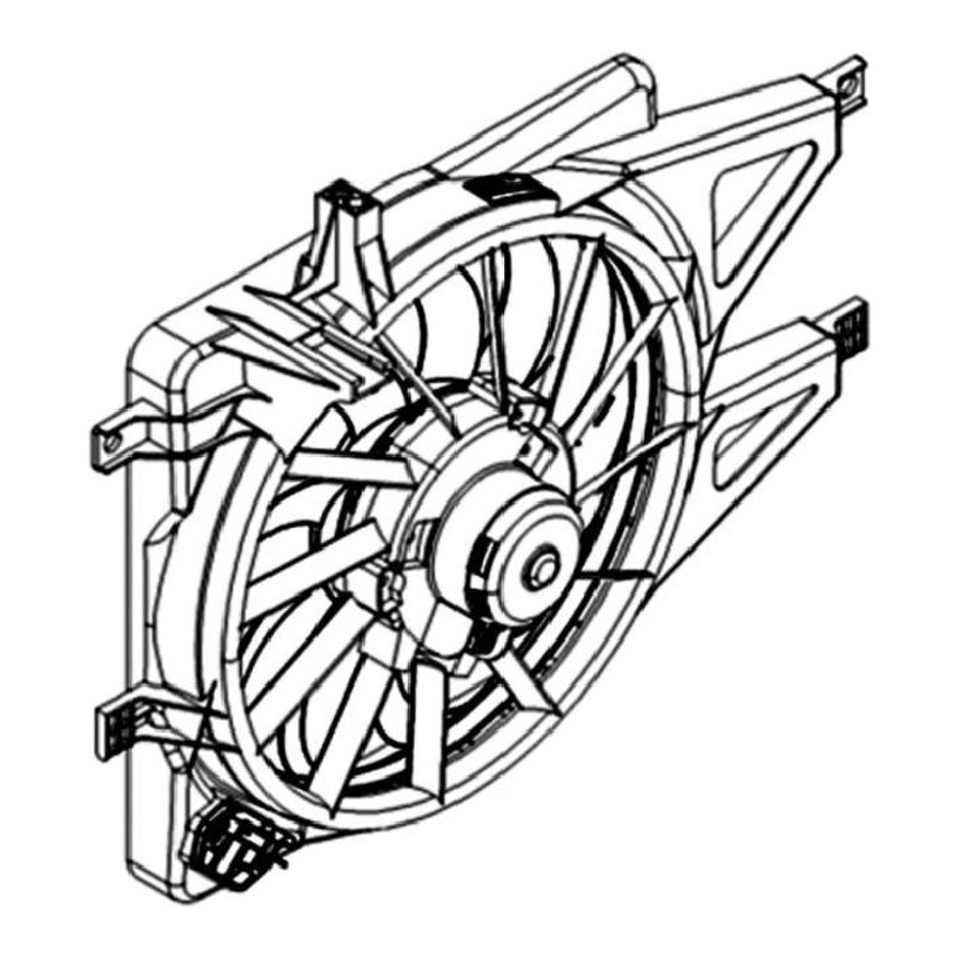 Eletroventilador - Magneti Marelli - W8529001MM - (2)