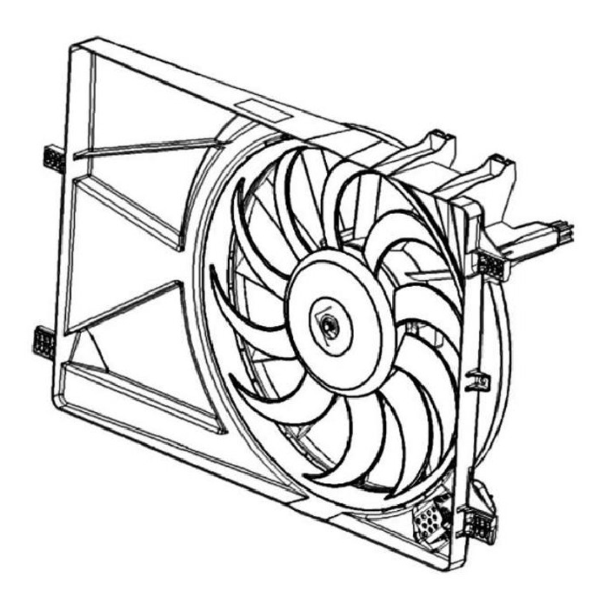 Eletroventilador - Magneti Marelli - X2075001MM - (2)