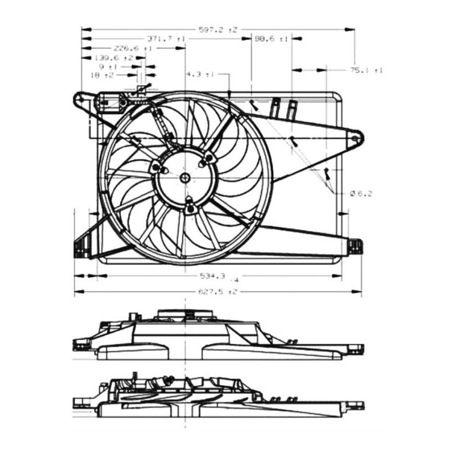 Eletroventilador - Magneti Marelli - N0878001MM - (2)