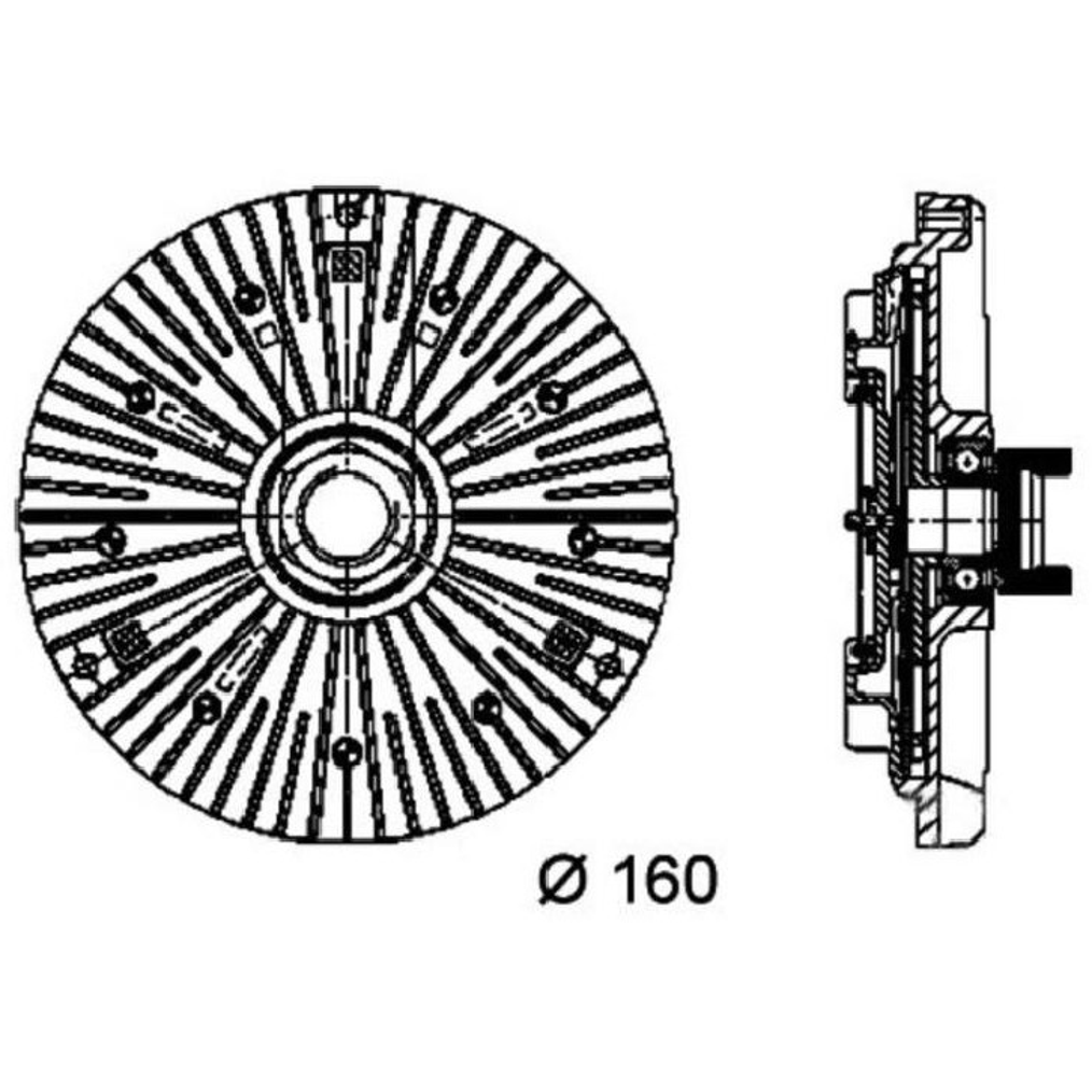 Embreagem Viscosa - Magneti Marelli - 376732111MM - (2)