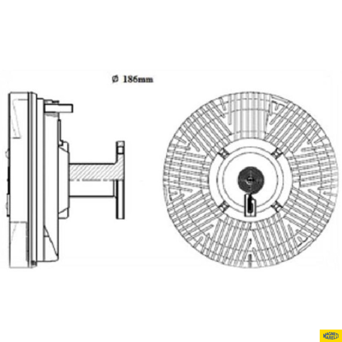 Embreagem Viscosa - Magneti Marelli - VMM4011MB - (1)