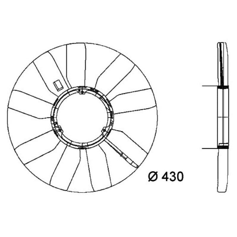 Hélice - Magneti Marelli - 376733281MM - (2)