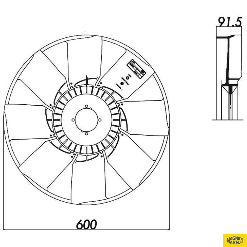 Hélice - Magneti Marelli - D9271MM - (1)