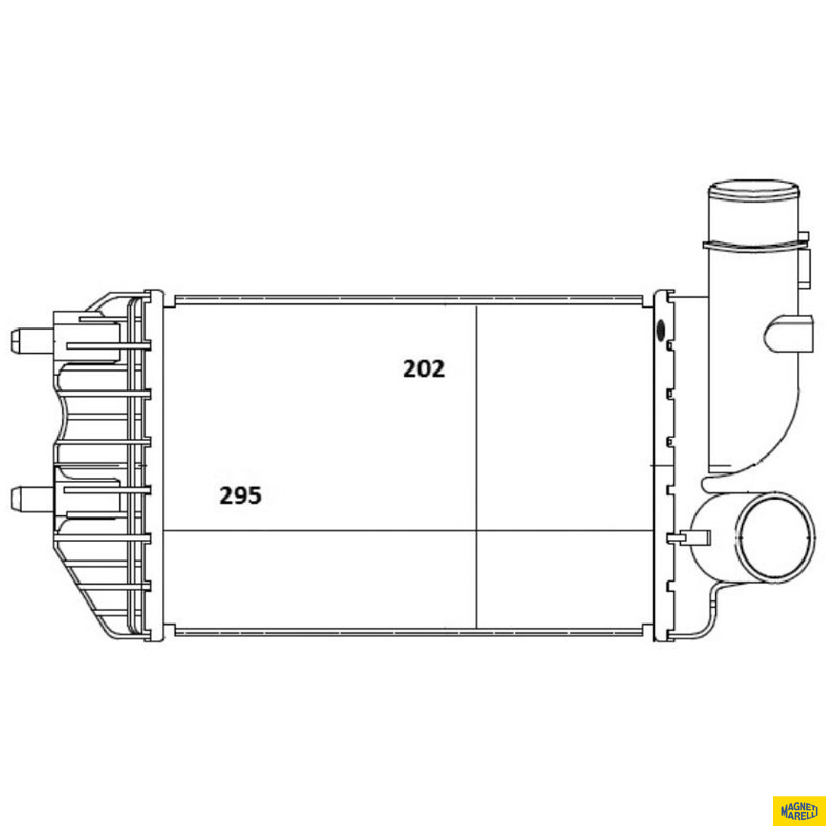 Intercooler - Magneti Marelli - MMI3003PE - (1)