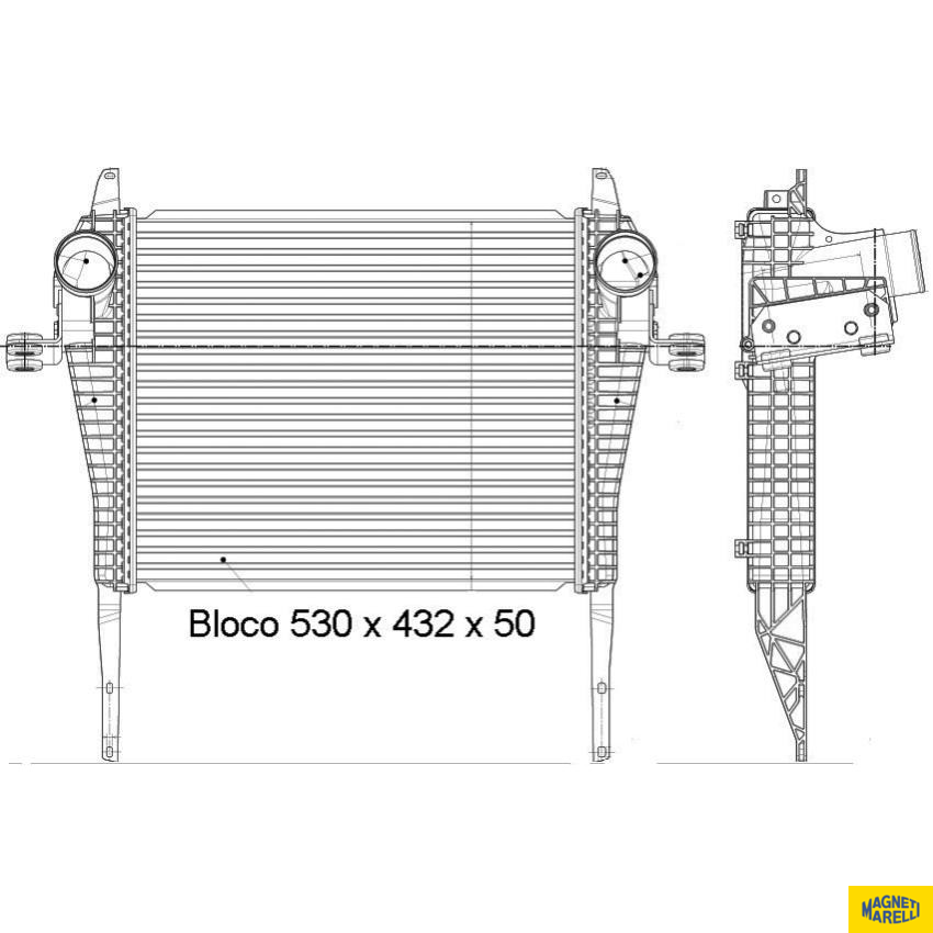 Intercooler - Magneti Marelli - EG590001MM - (1)