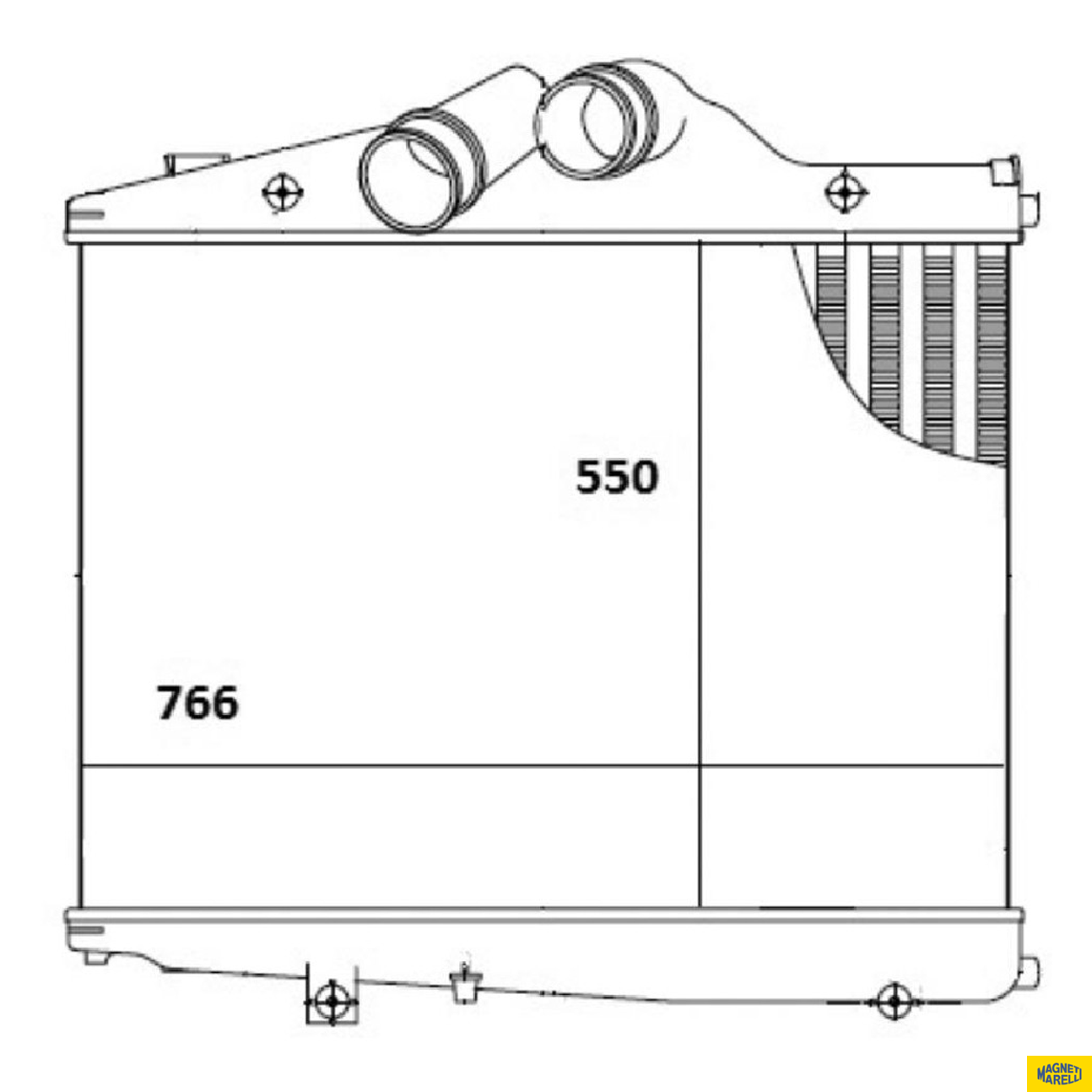 Intercooler - Magneti Marelli - MMI3002MB - (1)
