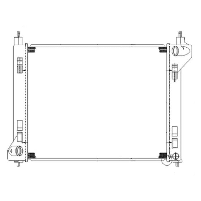 Radiador de Água - Magneti Marelli - RMM1348NS - (4)