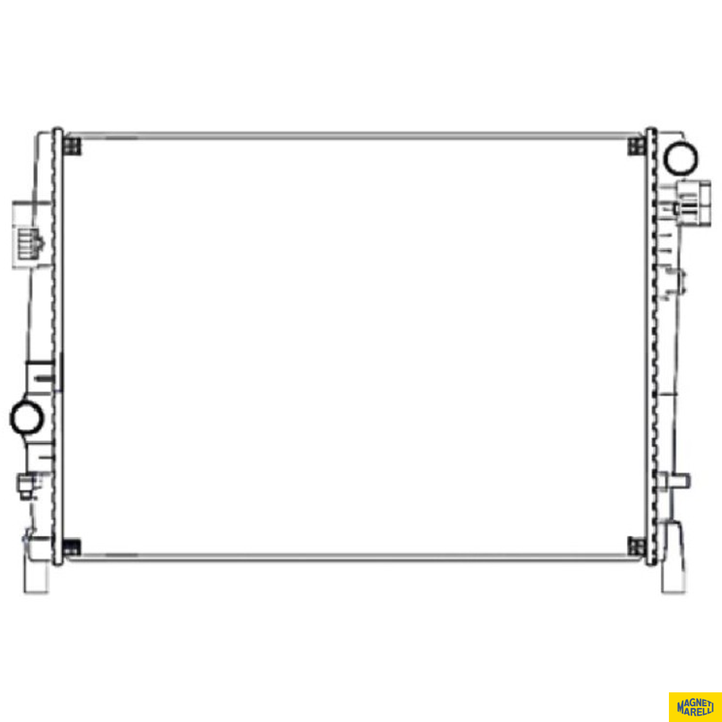Radiador de Água - Magneti Marelli - RMM1344DG - (1)
