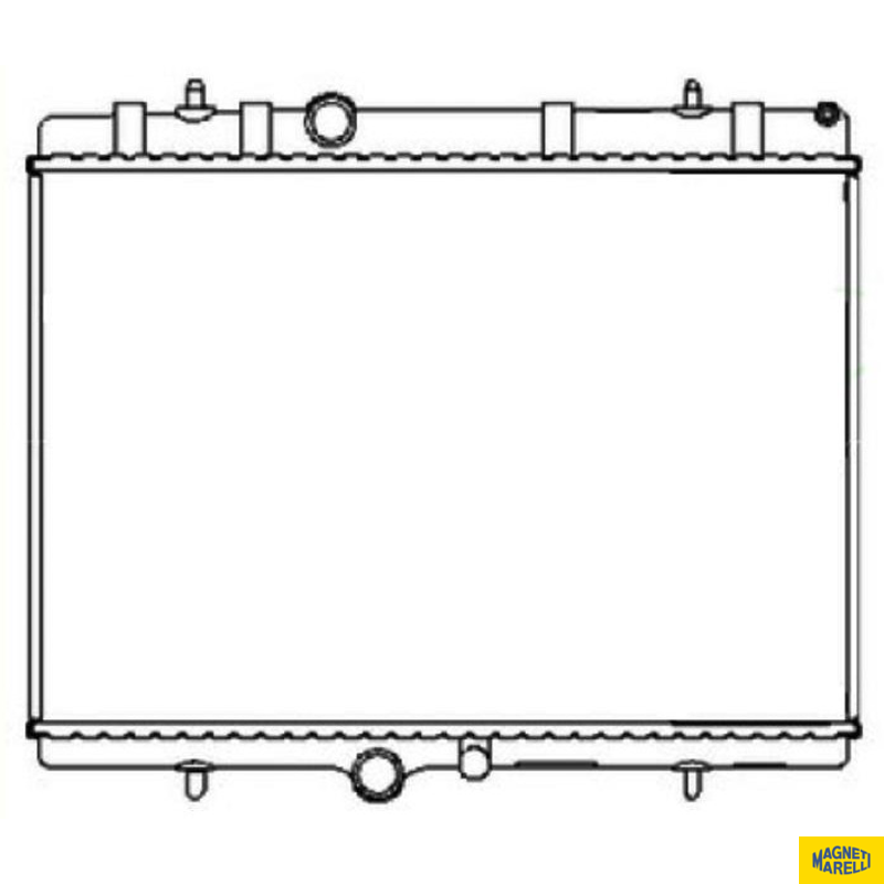Radiador de Água - Magneti Marelli - RMM1302PE - (1)