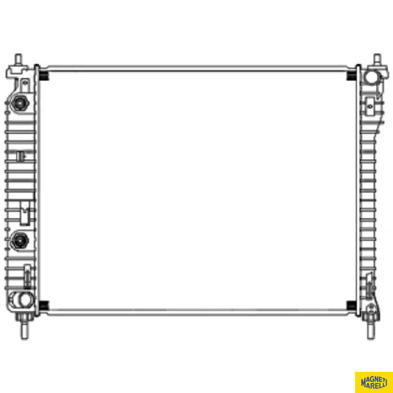 Radiador de Água para Chevrolet Captiva - Magneti Marelli - RMM1337GM - (1)