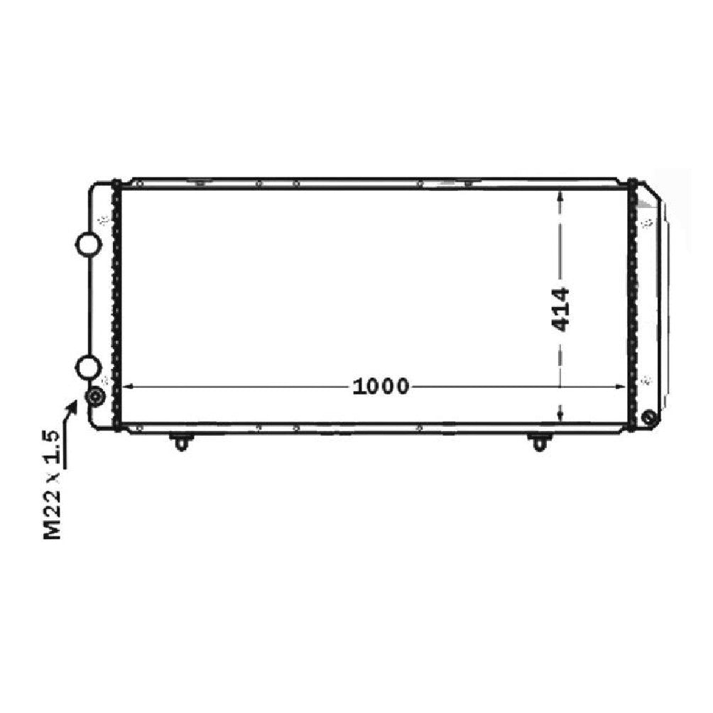 Radiador de Água - Magneti Marelli - RMM376766751 - (4)