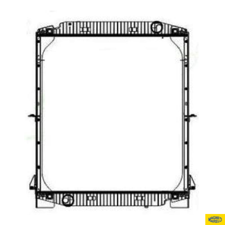 Radiador de Água - Magneti Marelli - RMM1283IV - (1)