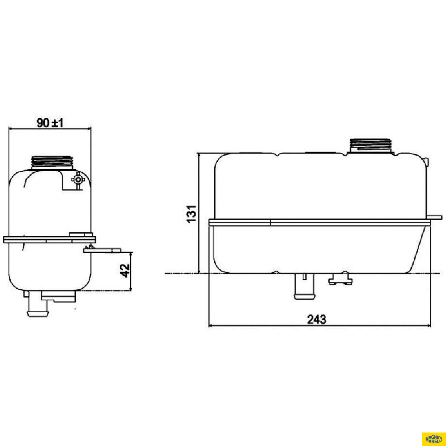 Tanque De Compensação - Magneti Marelli - N6265001MM - (1)