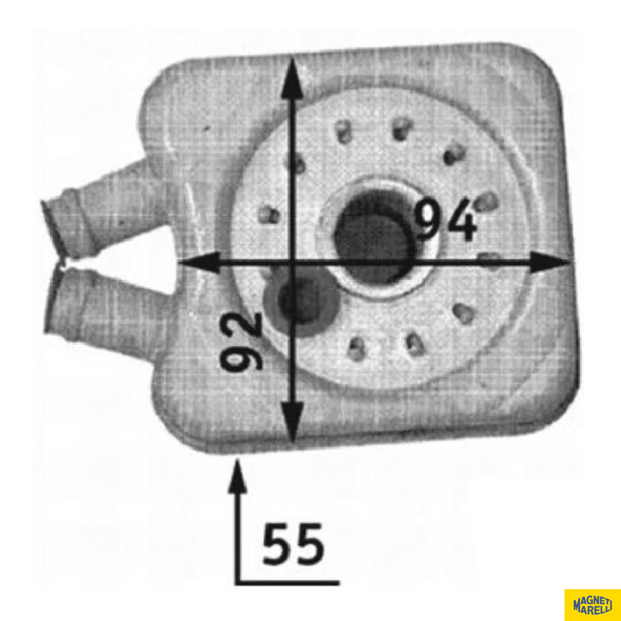 Refrigerador De Óleo - Magneti Marelli - A370079MM - (1)