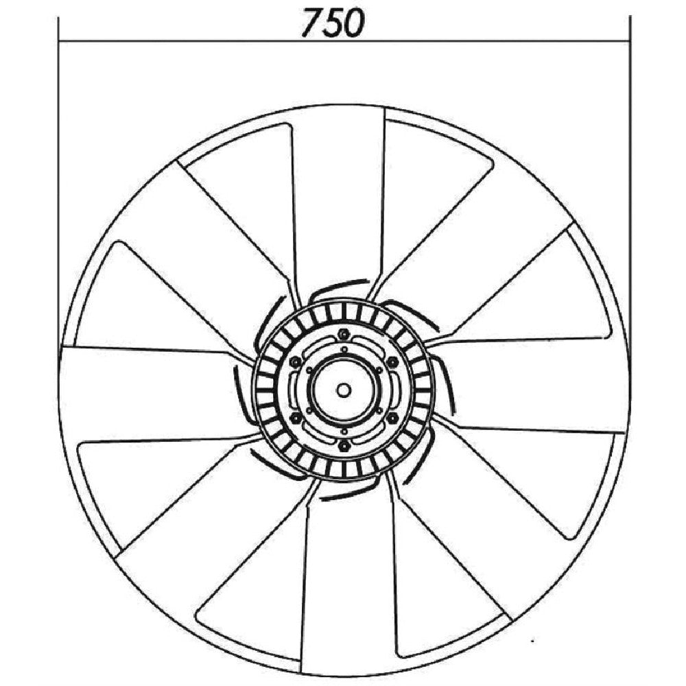 Visco Fan - Magneti Marelli - C0467MM - (2)