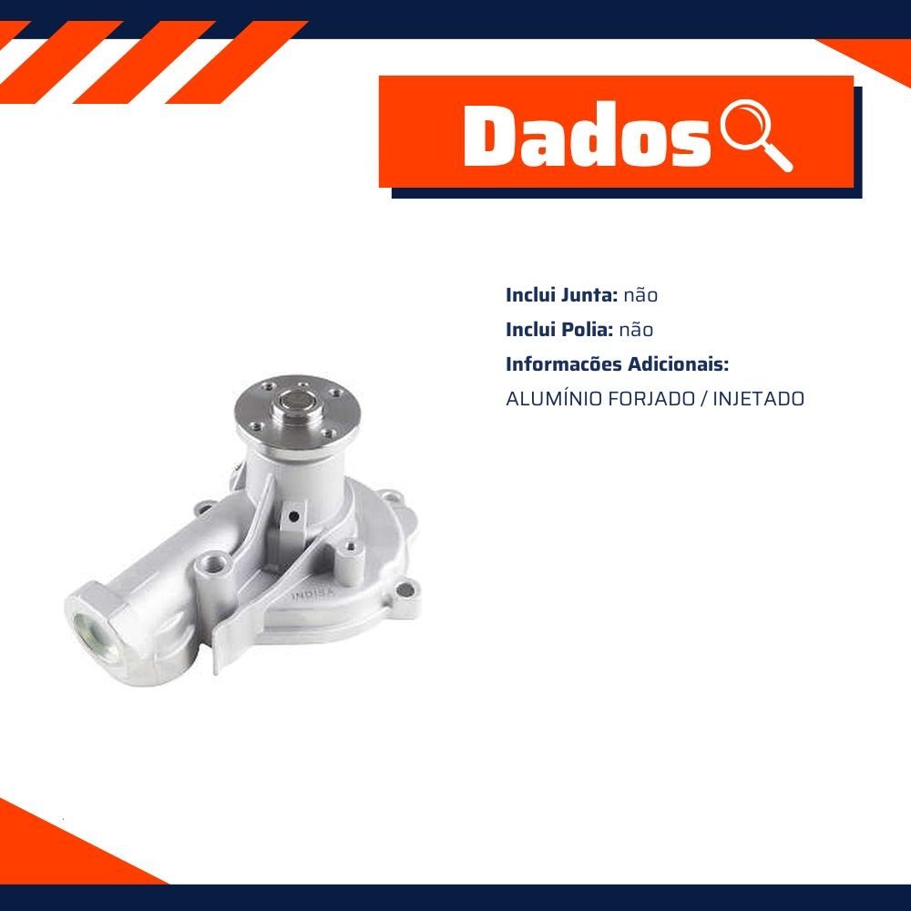 Bomba D'Água para Mitsubishi Eclipse - Indisa - 854002 - (3)