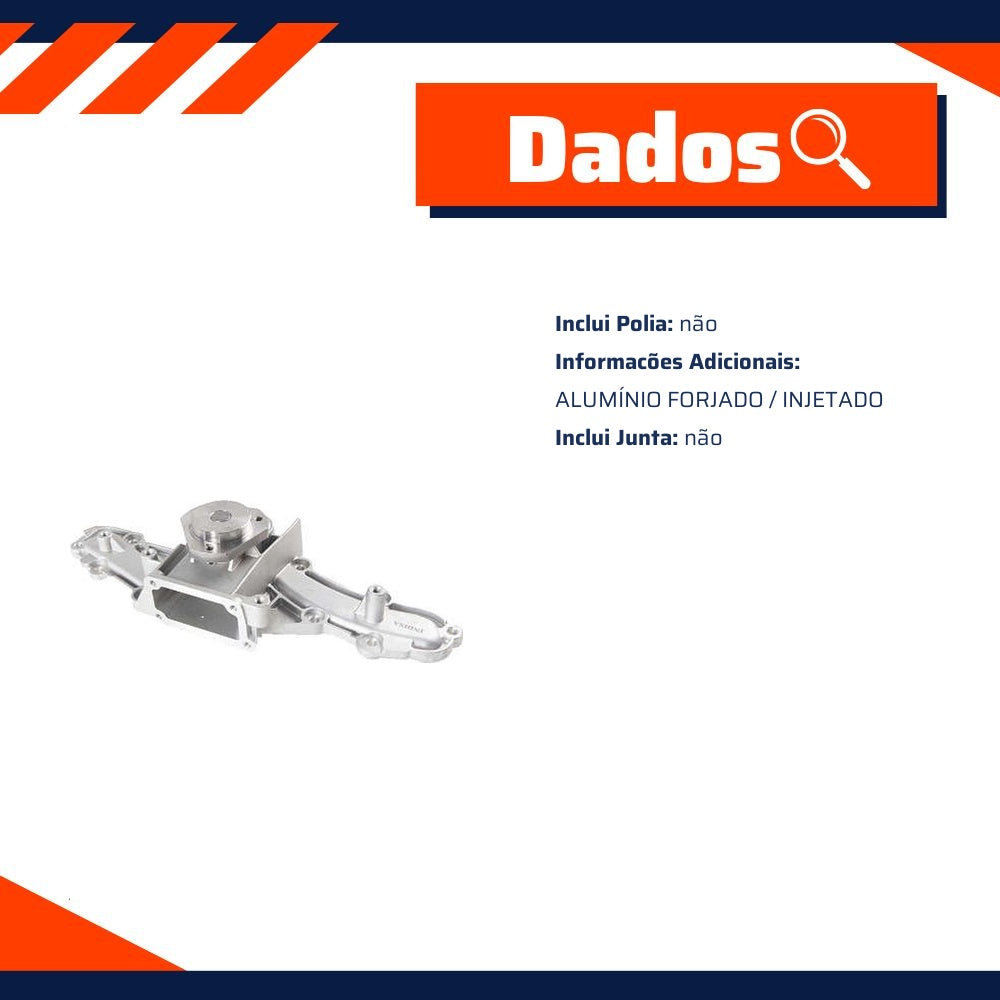 Bomba D'Água para Alfa Romeo 156 e 166 - Indisa - 352500 - (3)