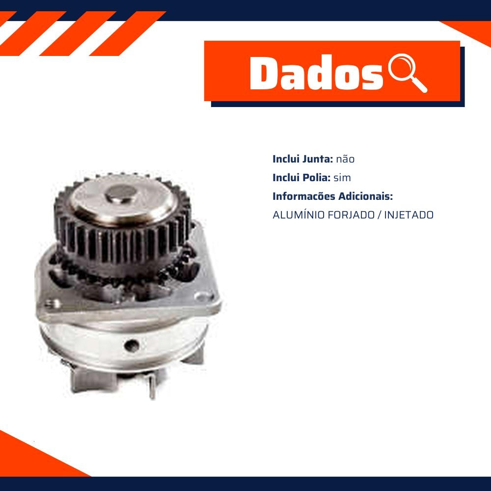 Bomba D'Água para Nissan Murano e Pathfinder - Indisa - 504502 - (2)