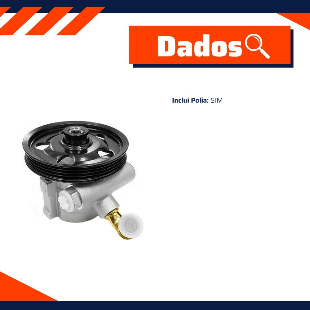 Bomba de Direção Hidráulica para Ford Fiesta Fiesta Sedan - Indisa - DH206118 - (2)