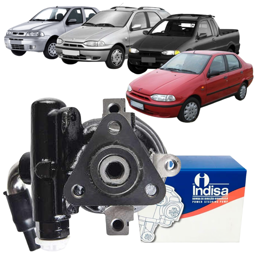 Bomba de Direção Hidráulica - Indisa - DH353104 - (1)