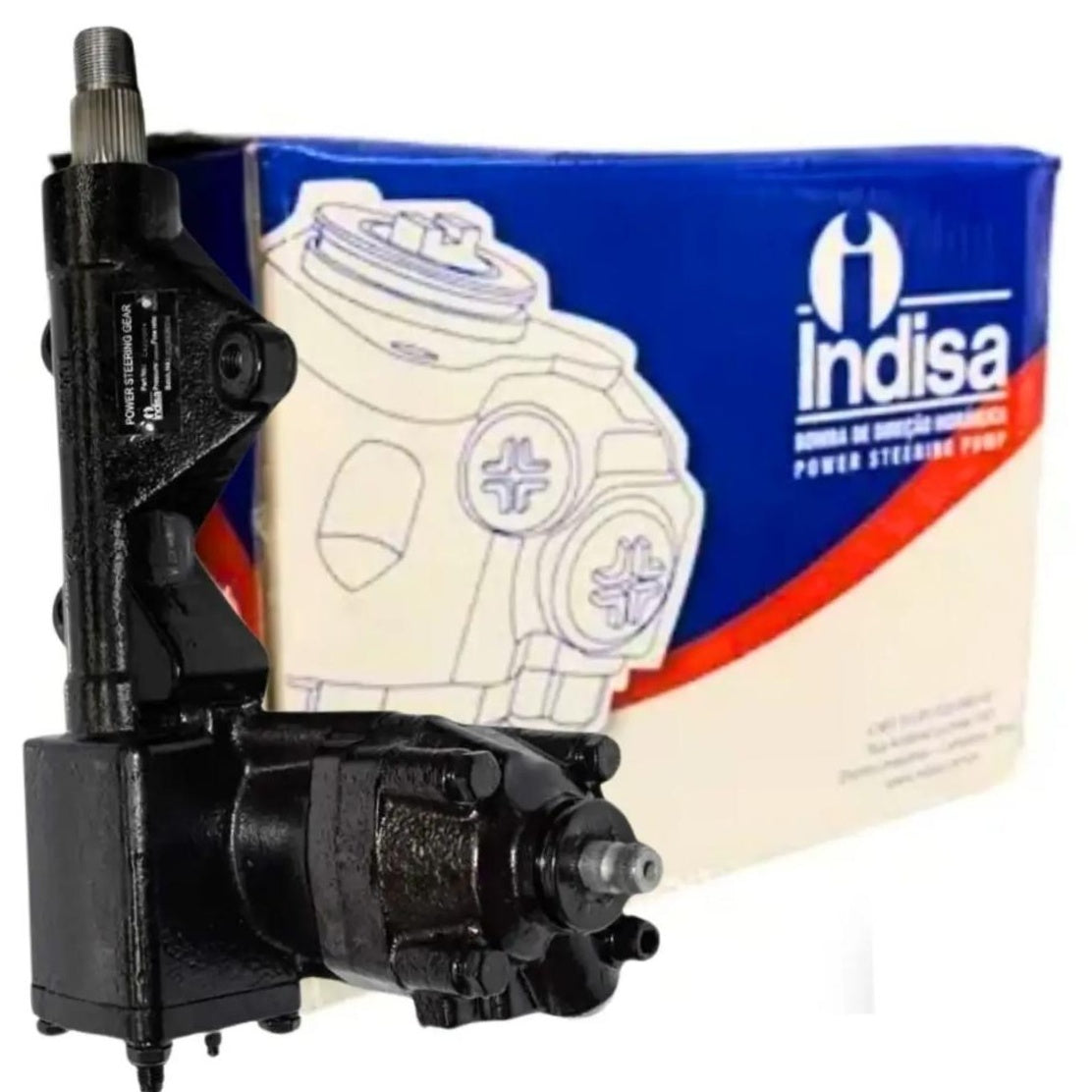 Caixa de Direção Hidráulica - Indisa - CX201004 - (1)