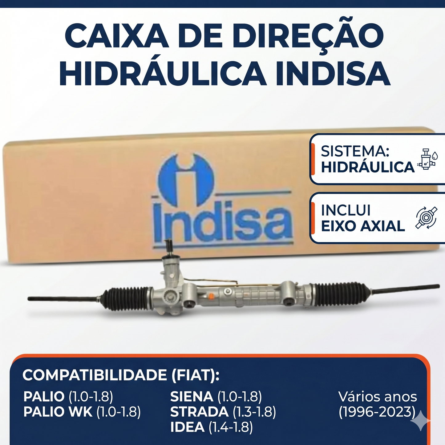 Caixa de Direção Hidráulica - Indisa - CX350162 - (2)