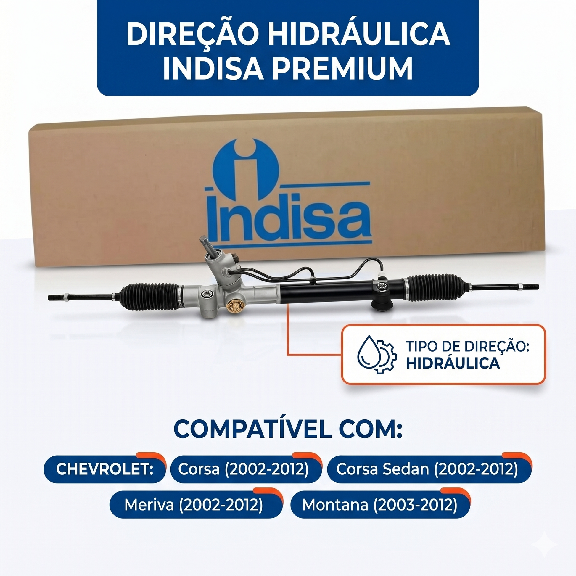 Caixa de Direção Hidráulica - Indisa - CX252120 - (2)