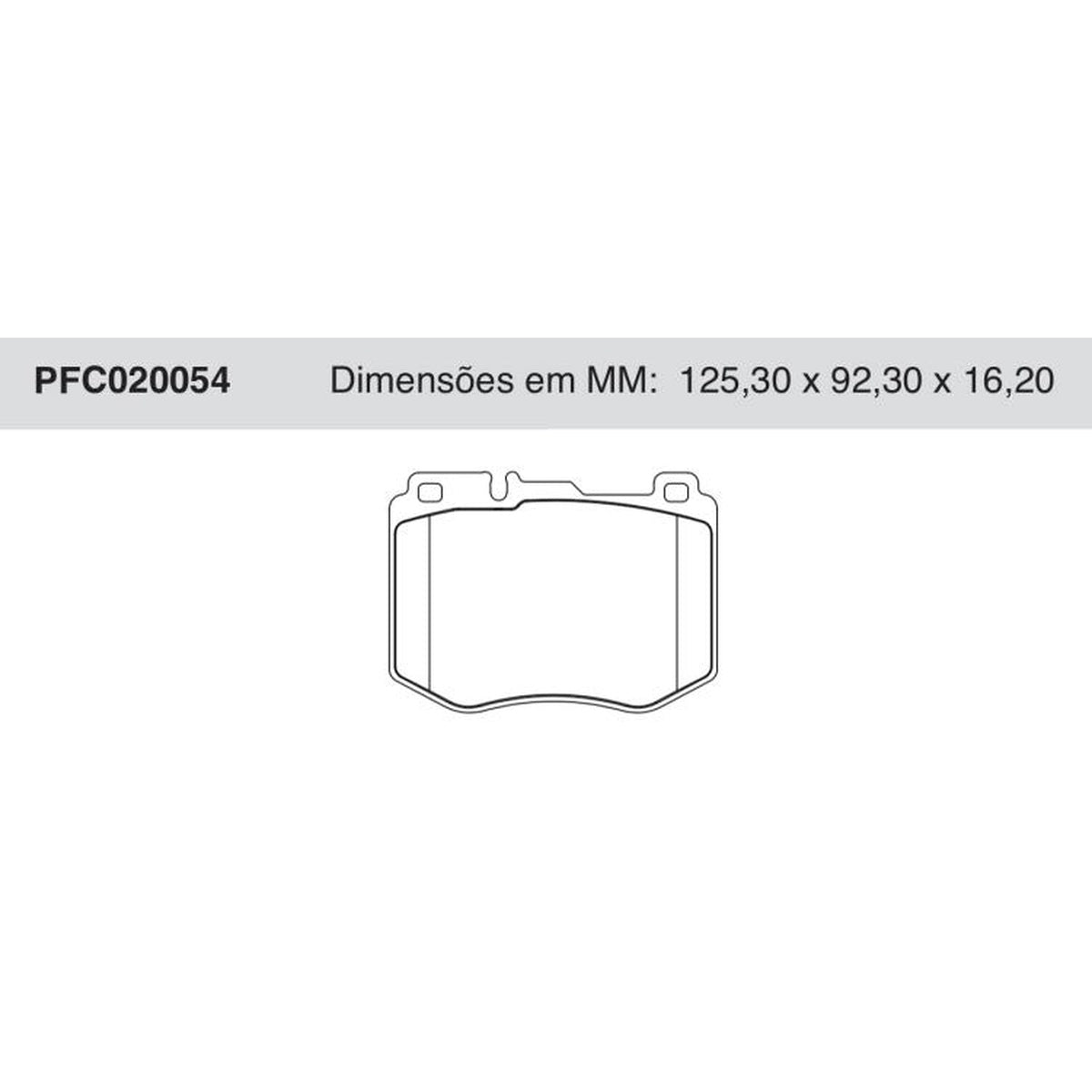 Jogo De Pastilha De Freio Dianteira - Cofap - PFC020054 - (1)