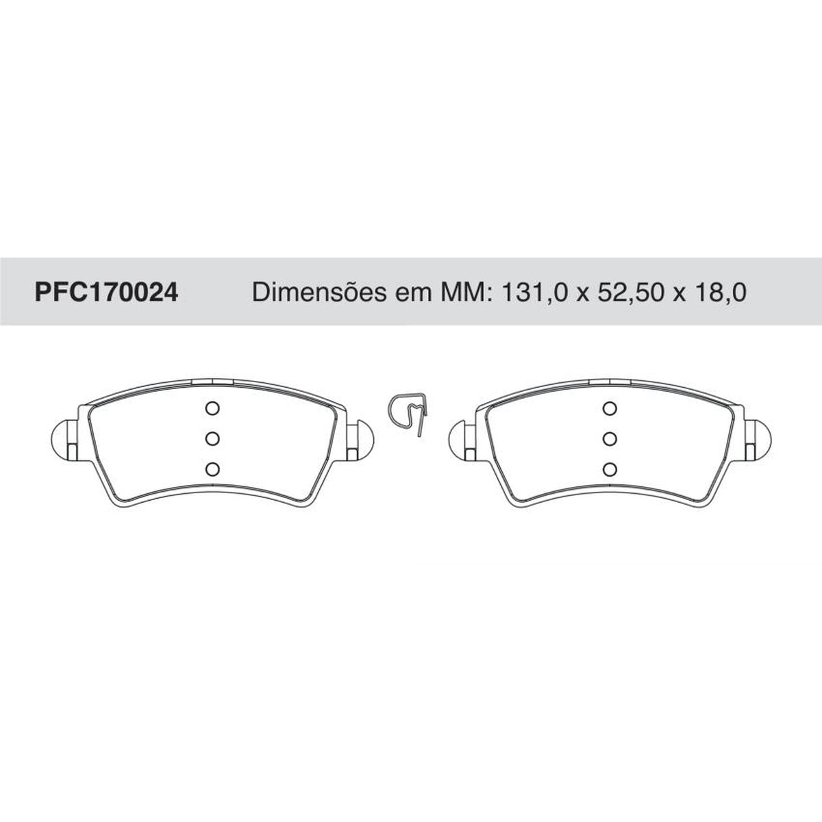 Jogo De Pastilha De Freio Dianteira - Cofap - PFC170024 - (1)