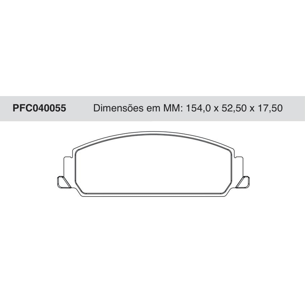 Jogo De Pastilha De Freio Dianteira - Cofap - PFC040055 - (1)