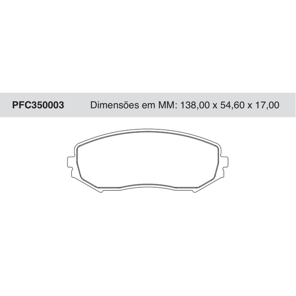 Jogo De Pastilha De Freio Dianteira - Cofap - PFC350003 - (1)
