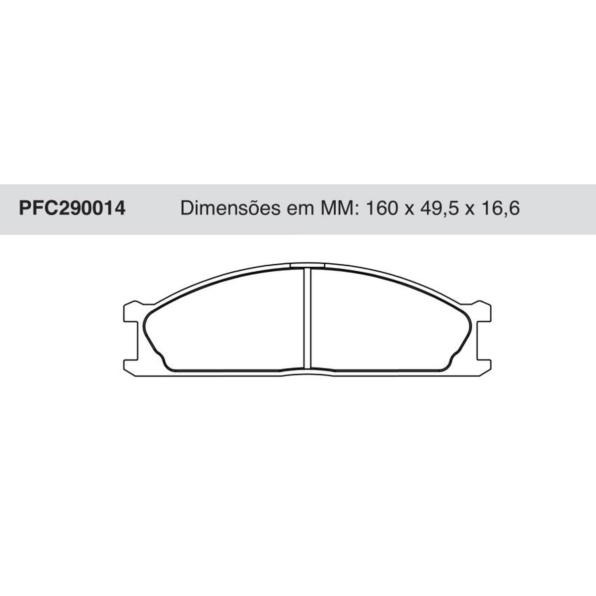 Jogo De Pastilha De Freio Dianteira - Cofap - PFC290014 - (1)
