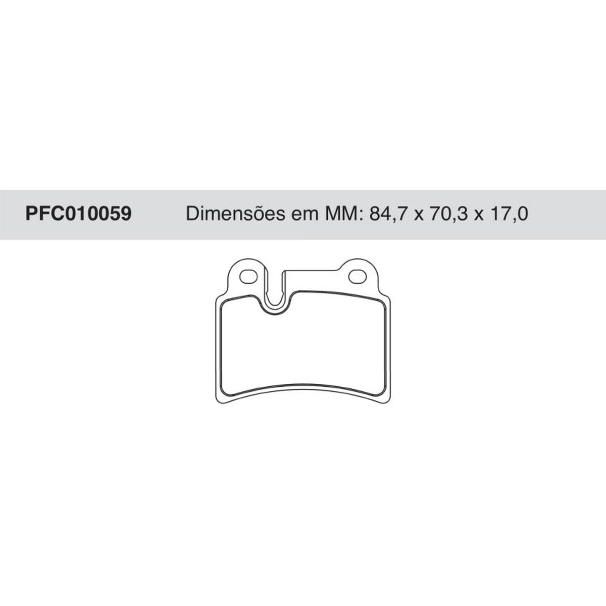 Jogo De Pastilha De Freio Traseira - Cofap - PFC010059 - (1)