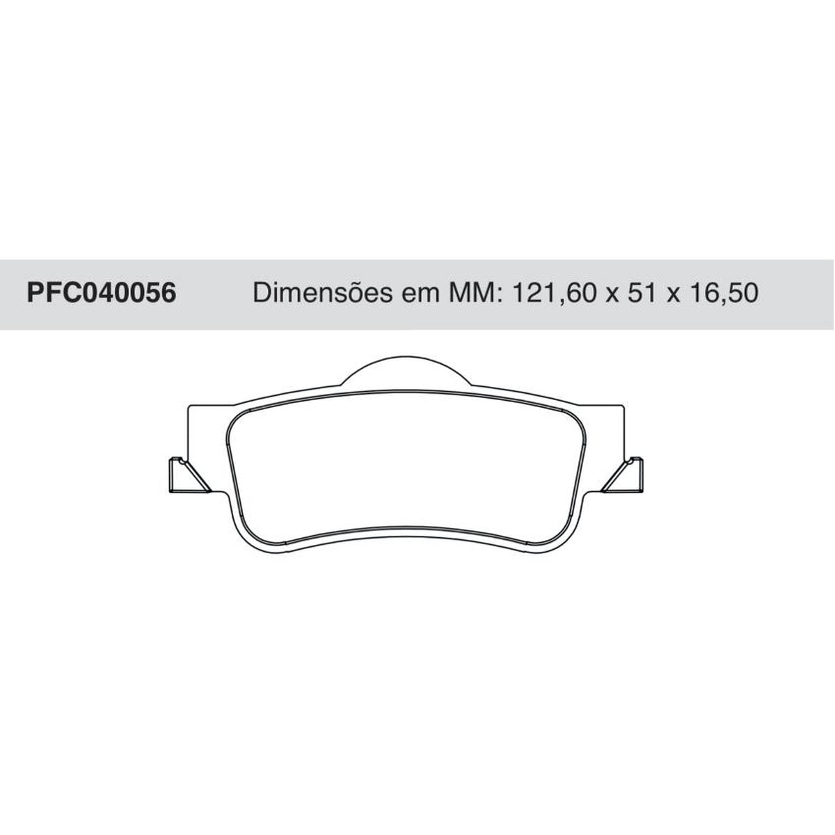 Jogo De Pastilha De Freio Traseira - Cofap - PFC040056 - (1)