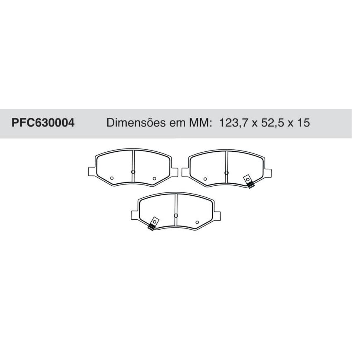 Jogo De Pastilha De Freio Dianteira - Cofap - PFC630004 - (1)