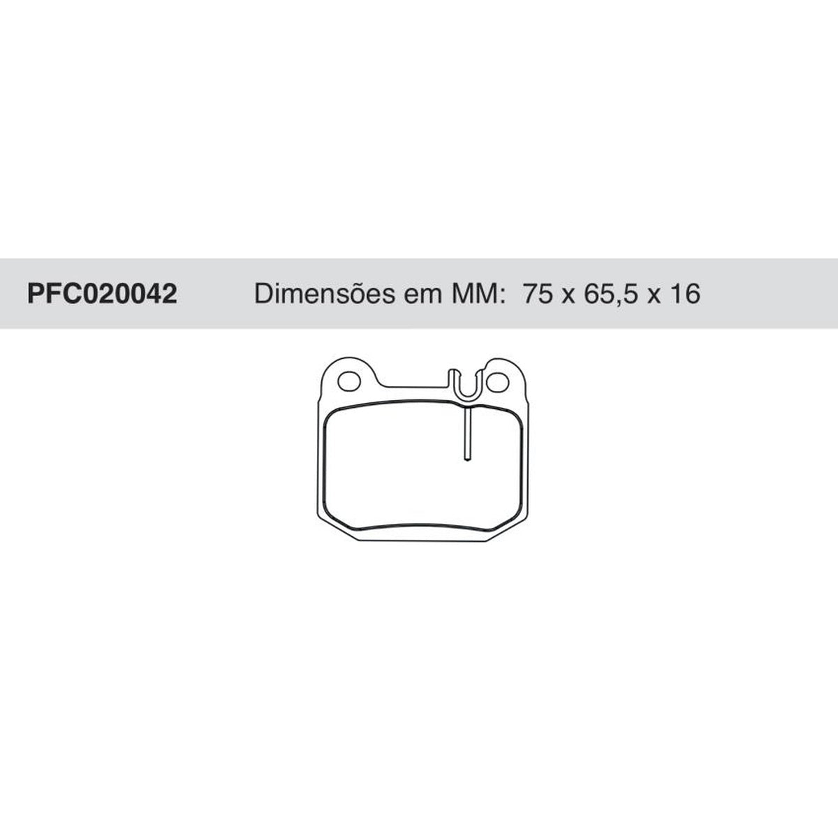 Jogo De Pastilha De Freio Traseira - Cofap - PFC020042 - (1)