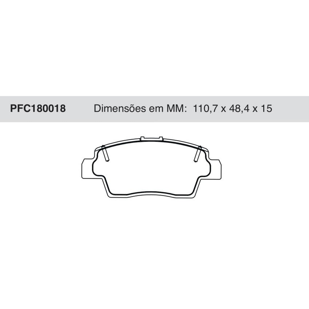 Jogo De Pastilha De Freio Dianteira - Cofap - PFC180018 - (1)