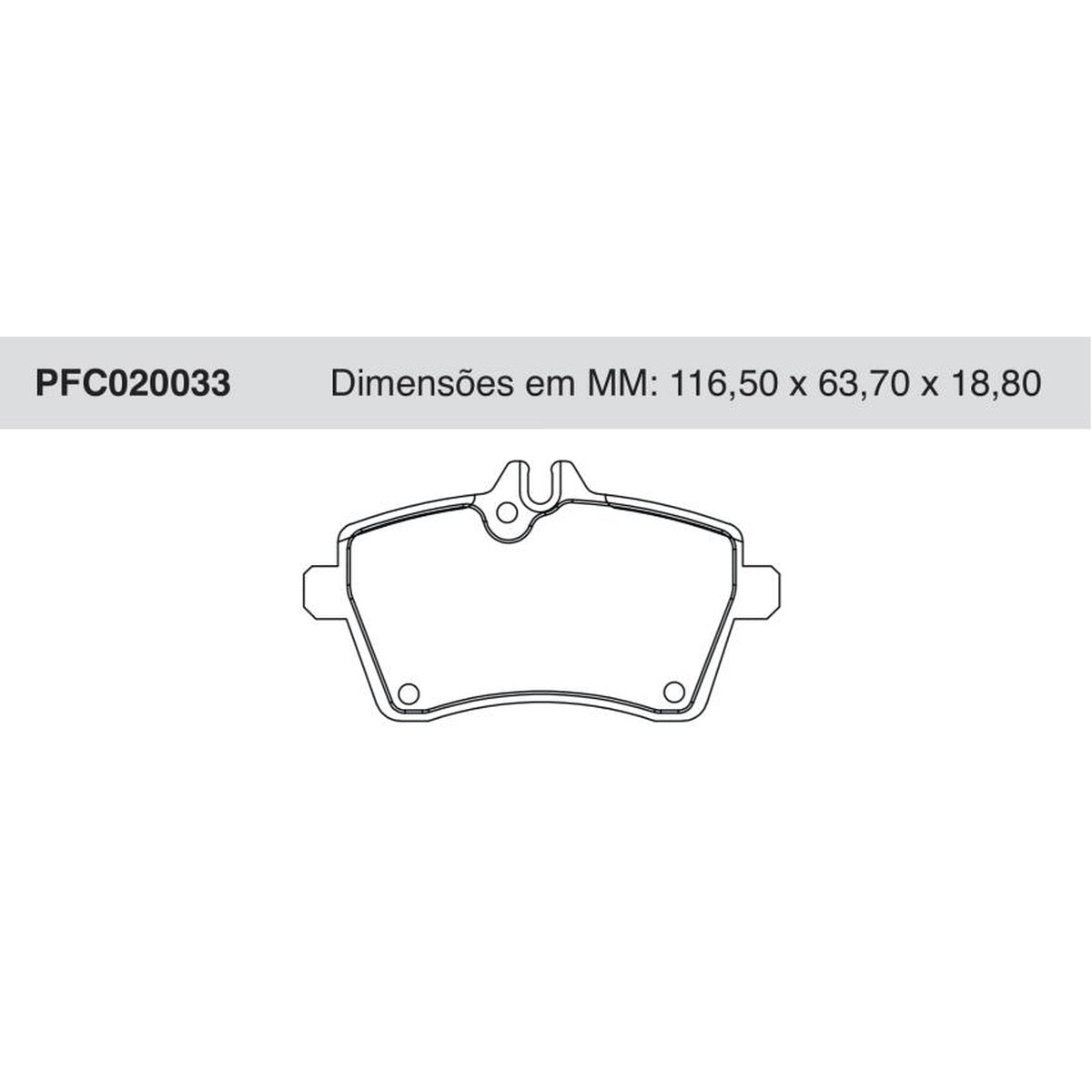 Jogo De Pastilha De Freio Dianteira - Cofap - PFC020033 - (1)
