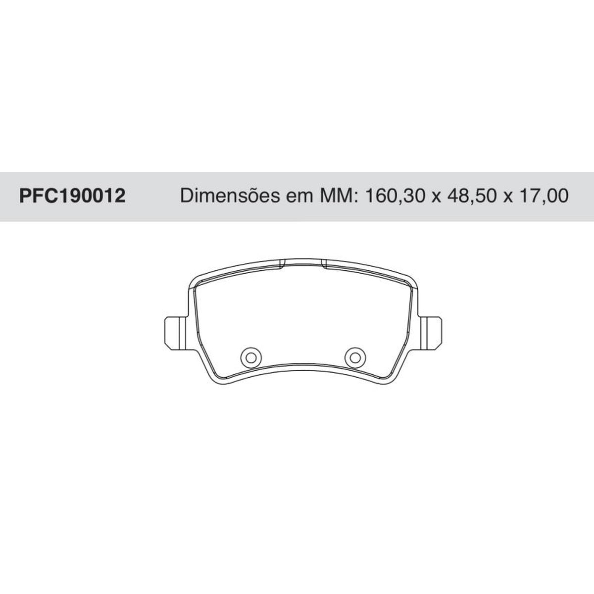 Jogo De Pastilha De Freio Traseira - Cofap - PFC190012 - (1)