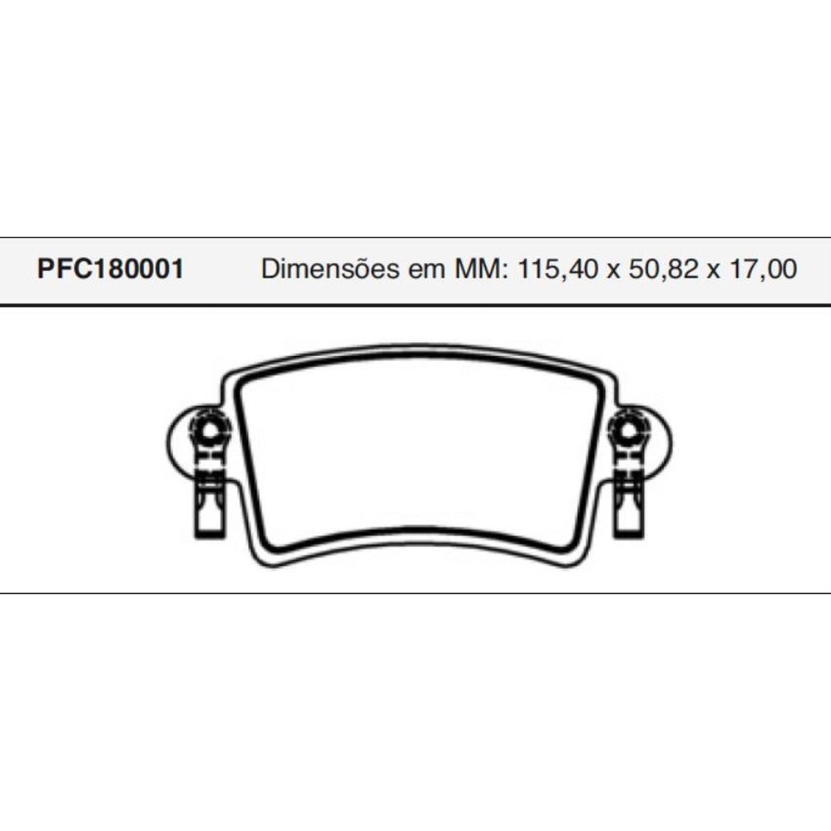 Jogo De Pastilha De Freio Traseira - Cofap - PFC180001 - (1)