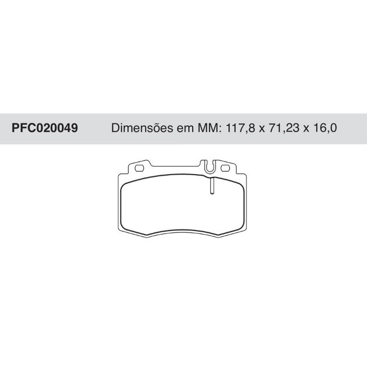 Jogo De Pastilha De Freio Dianteira - Cofap - PFC020049 - (1)