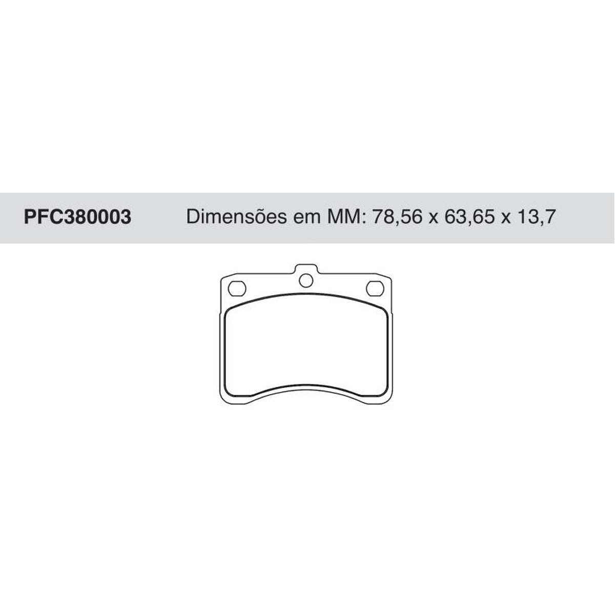 Jogo De Pastilha De Freio Dianteira - Cofap - PFC380003 - (1)