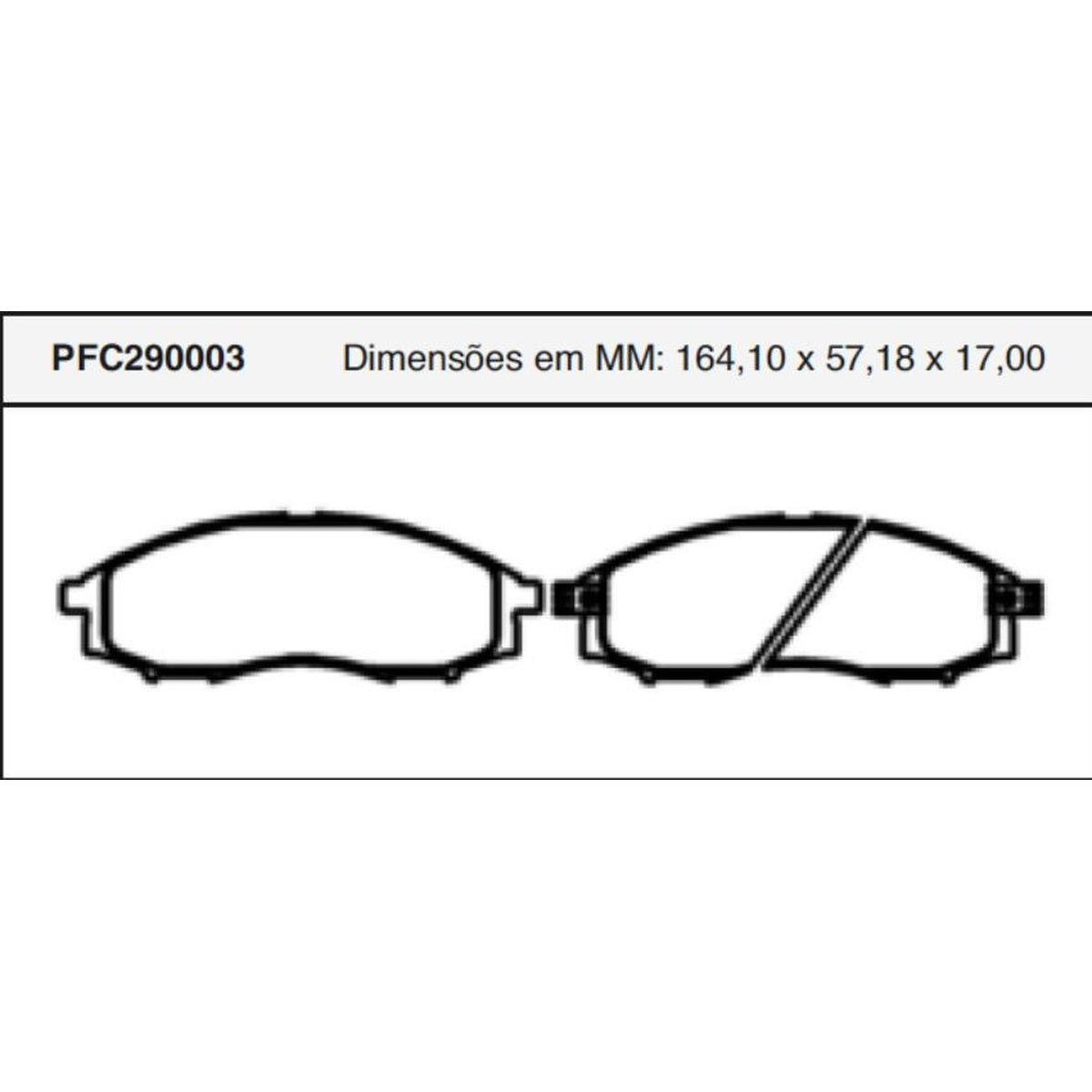 Jogo De Pastilha De Freio Dianteira - Cofap - PFC290003 - (1)