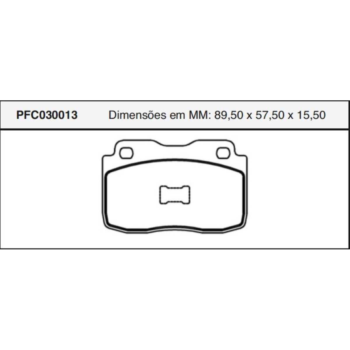Jogo De Pastilha De Freio Dianteira - Cofap - PFC030013 - (1)