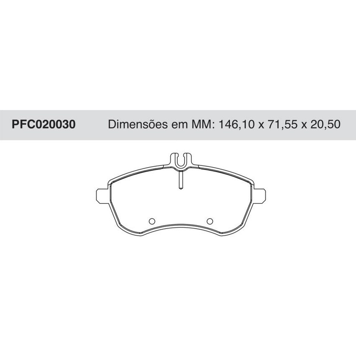 Jogo De Pastilha De Freio Dianteira - Cofap - PFC020030 - (1)