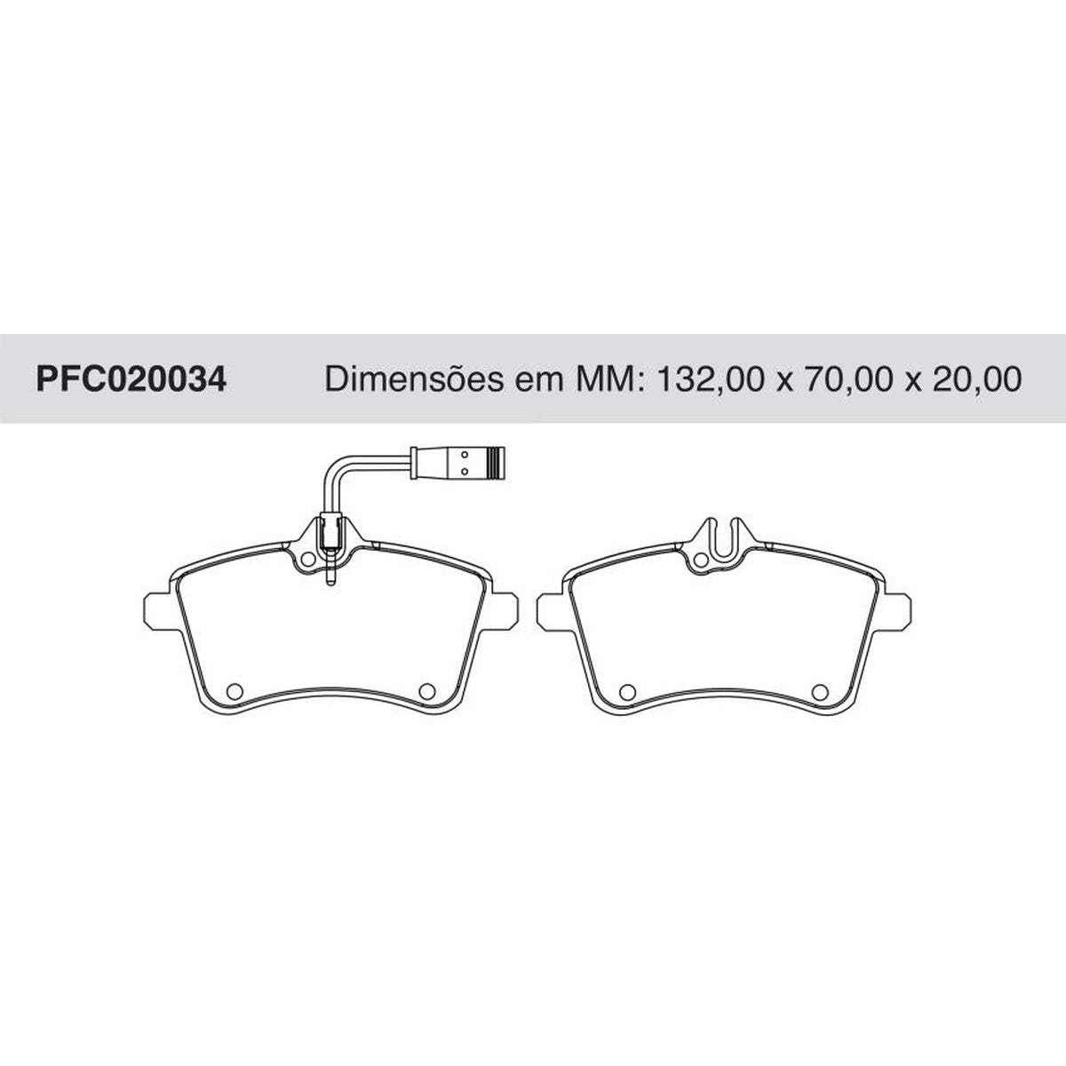 Jogo De Pastilha De Freio Dianteira - Cofap - PFC020034 - (1)
