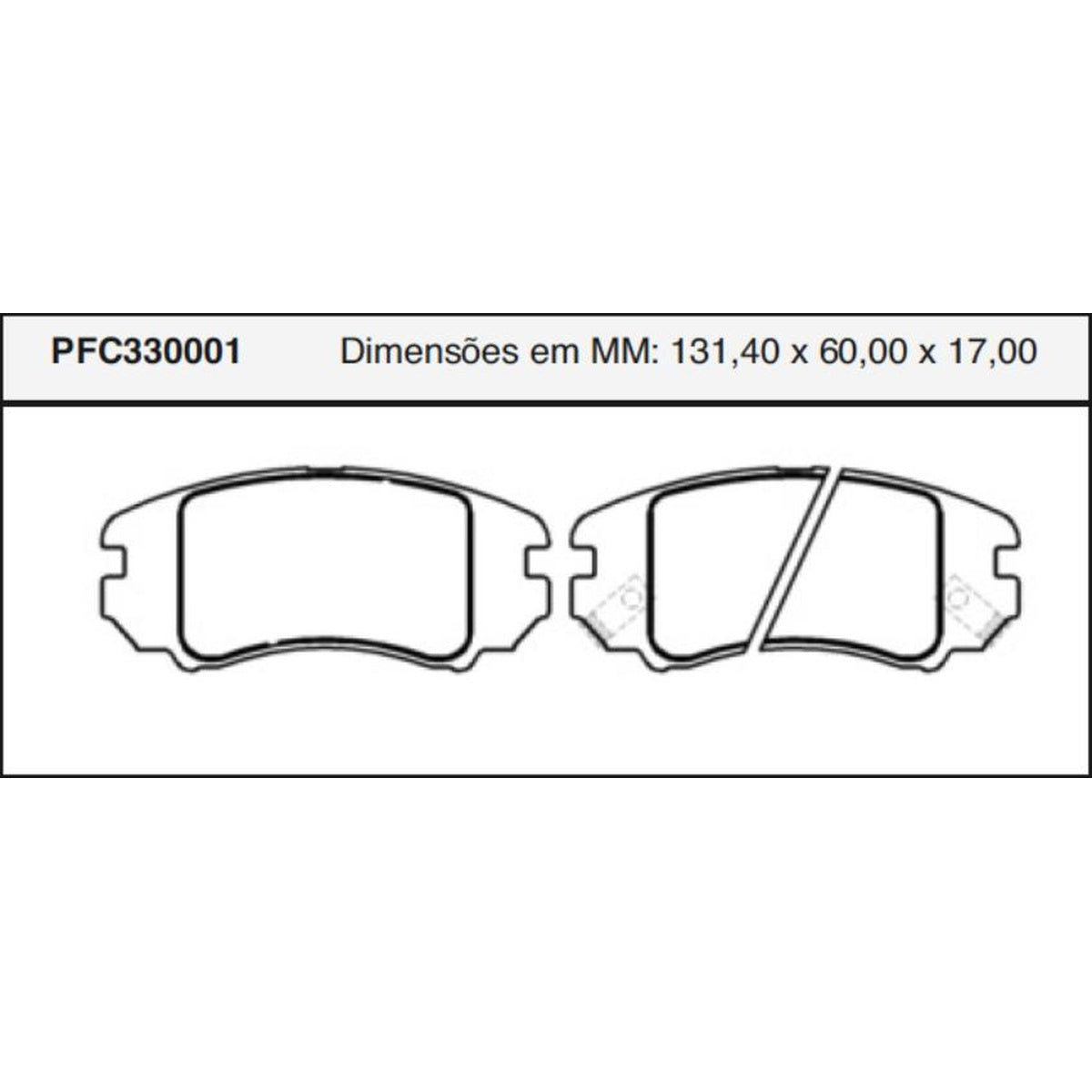 Jogo De Pastilha De Freio Dianteira - Cofap - PFC330001 - (1)